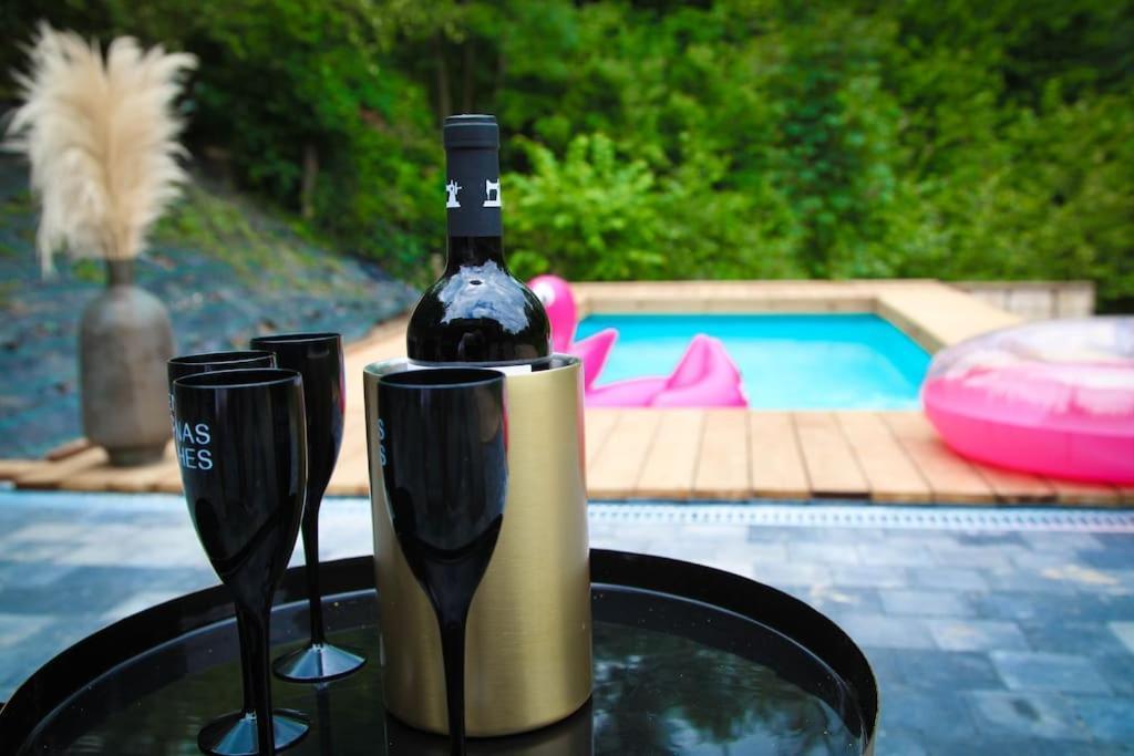 Buenas Noches Villa Standing Piscine & Wellness Boncelles Exterior photo